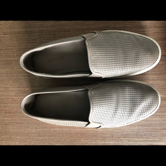 Vince Blair perforated leather slip-on sneakers - Picture 5 of 8
